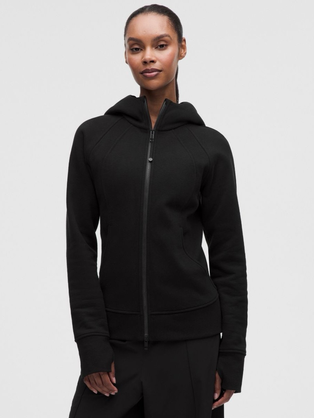 Lululemon Scuba Evolve Classic Full-Zip Hoodie pockets Size 14 BUT fits Large